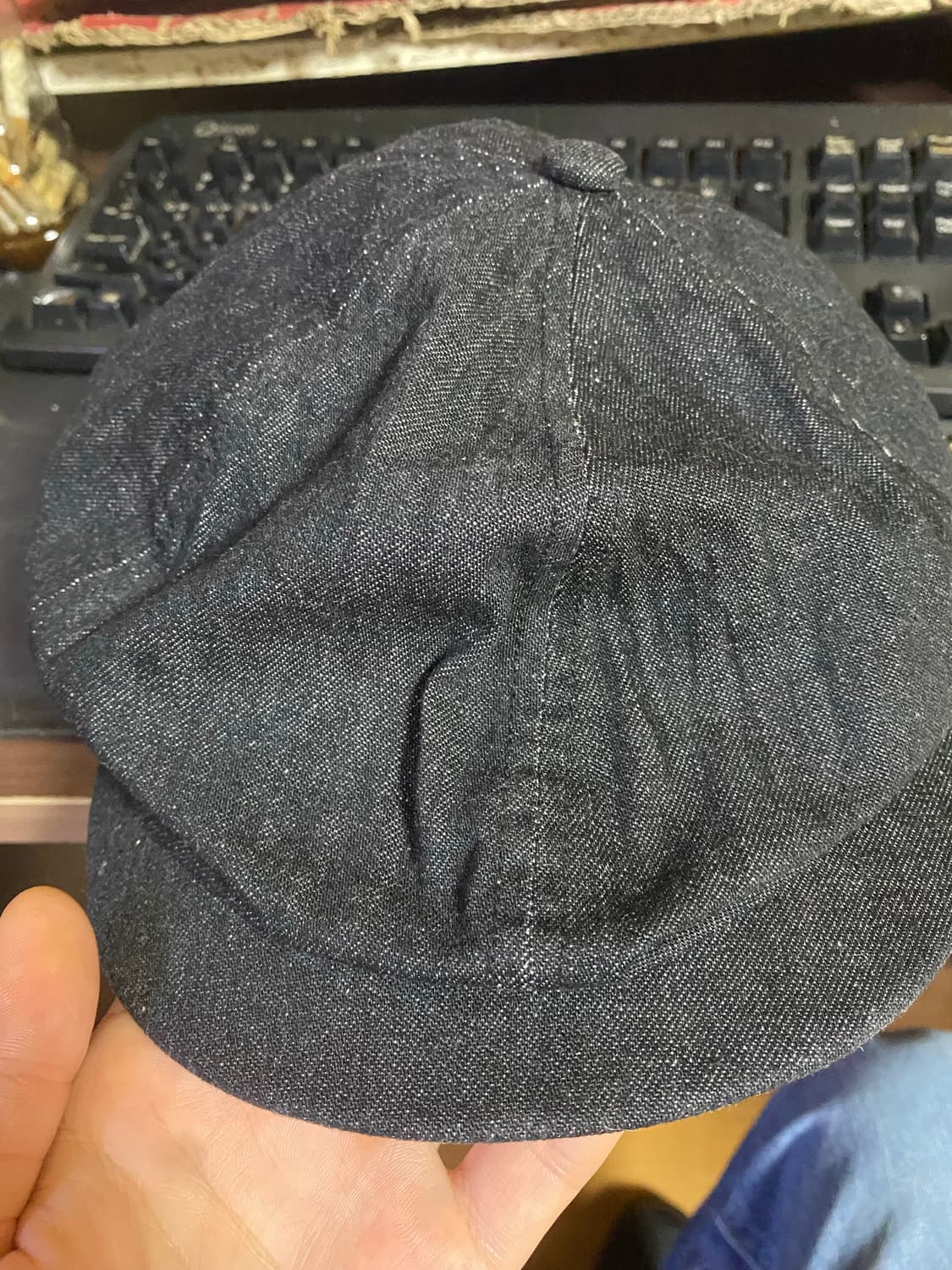 슈가케인 애플잭캡 블랙 새상품 상품이미지5