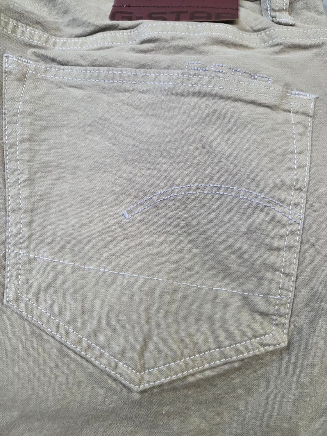 G-STAR RAW 베이지 슬림 면바지 (W34/L32) 상품이미지5