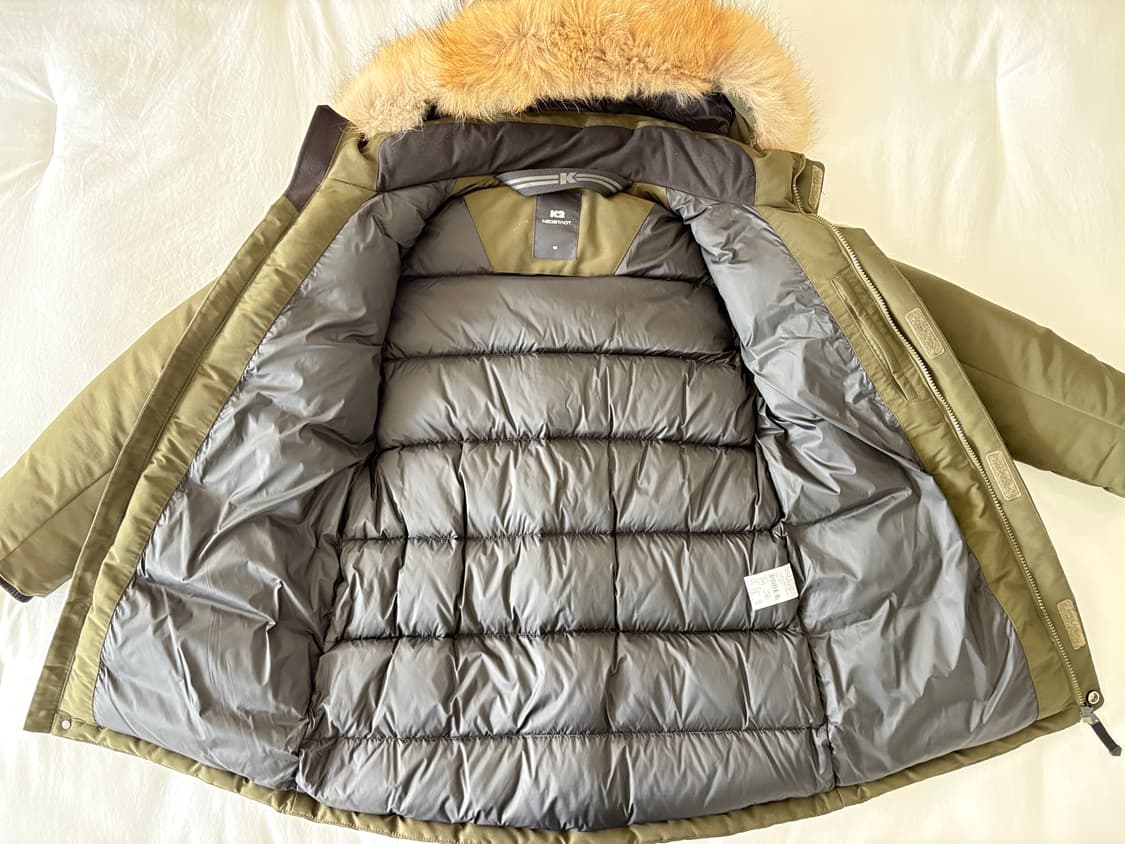 K2 여성 헤비 구스다운 90 카키 상품이미지4