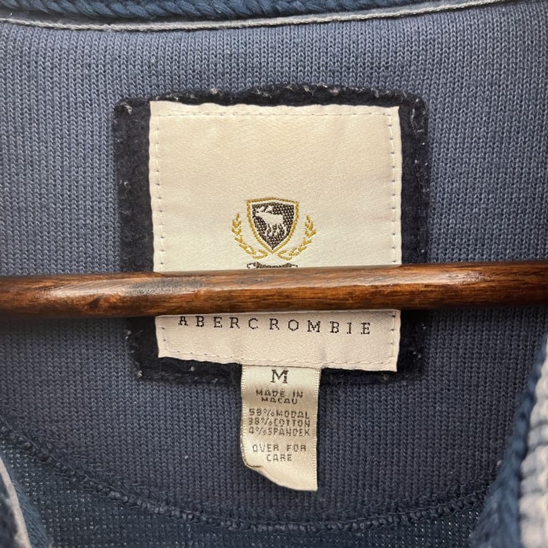 아베크롬비 올드스쿨 빈티지 데미지 집업 자켓 M C09740 상품이미지5