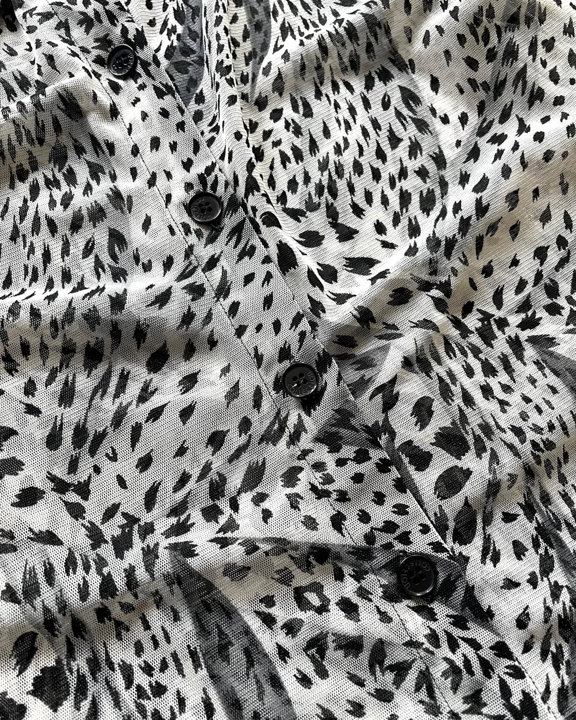 Jpn Vintage White Leopard Graphic shirt 상품이미지5