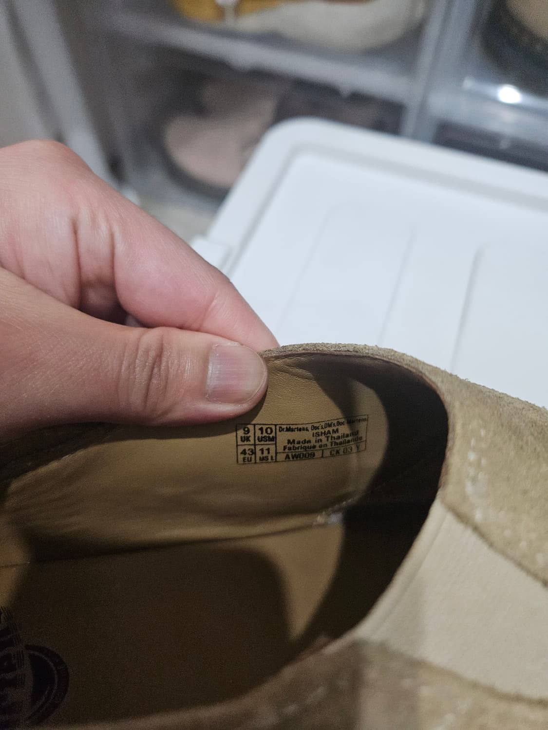 닥터마틴 아이샴 데저트 오아시스 스웨이드 뮬 베이지 UK9(280) 상품이미지5