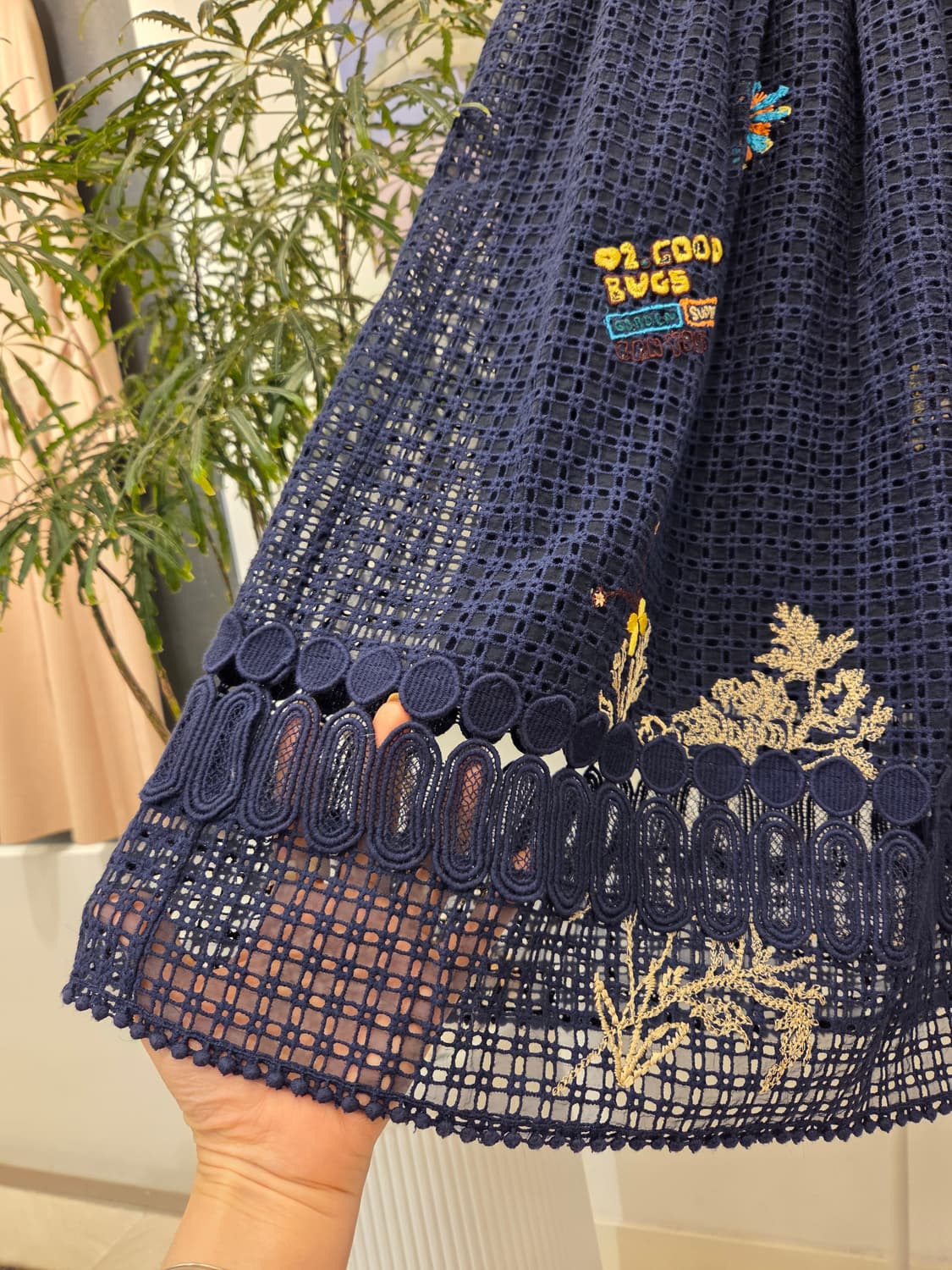 오즈세컨 레이스 자수 스커트 상품이미지3