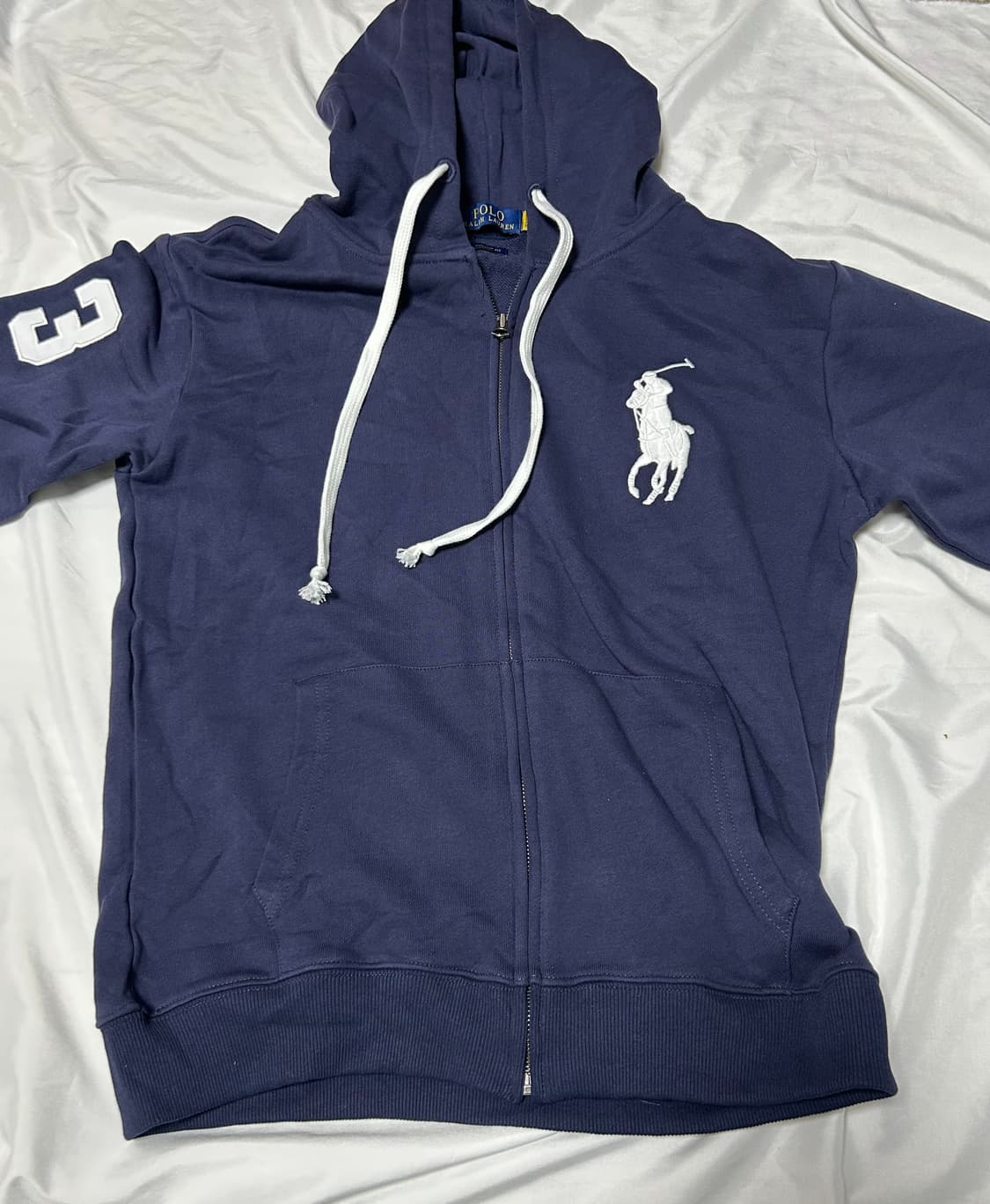 폴로 네이비 후드집업 상품이미지1