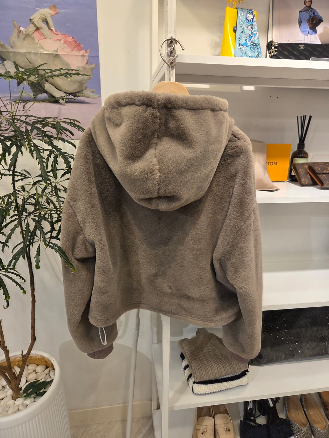 아웃도어 보아털 테디베어 후드 상품이미지5