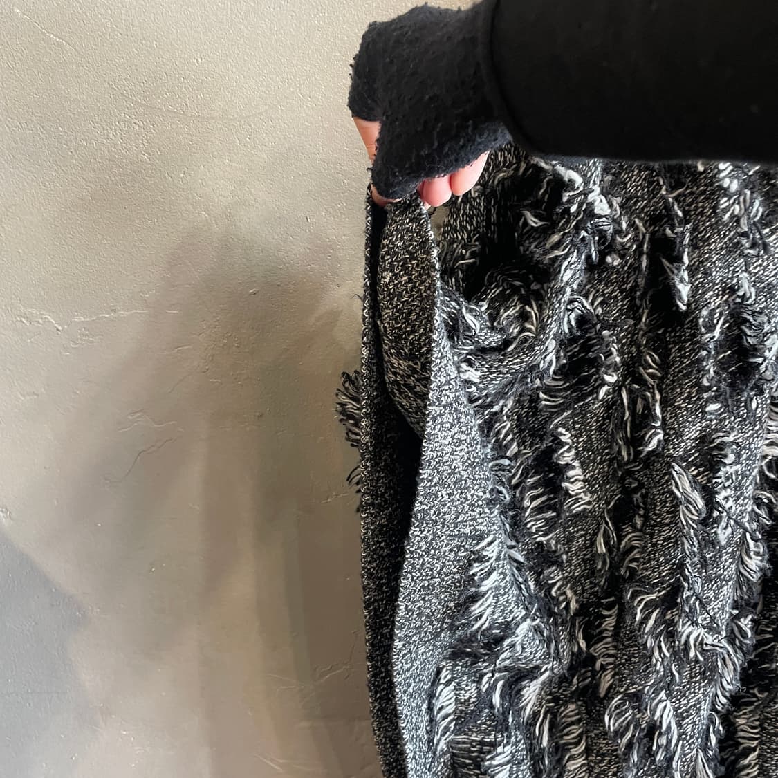 알렉산더 맥퀸 프린지 케이프 상품이미지6