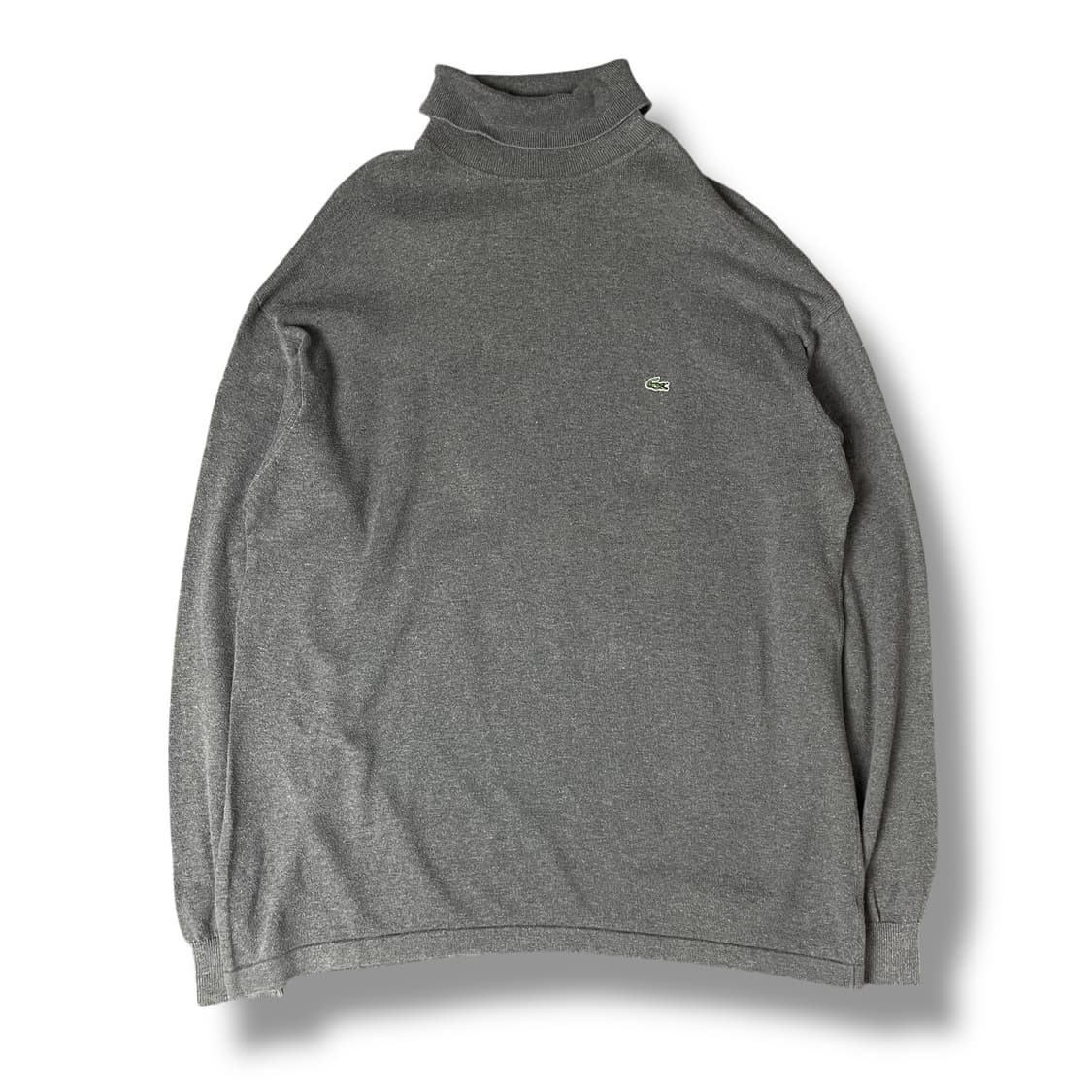 라코스테 미니로고 그레이 모크넥 니트 상품이미지1