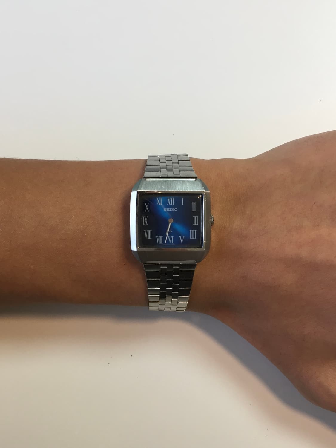 70s seiko chariot blue roman index 상품이미지4