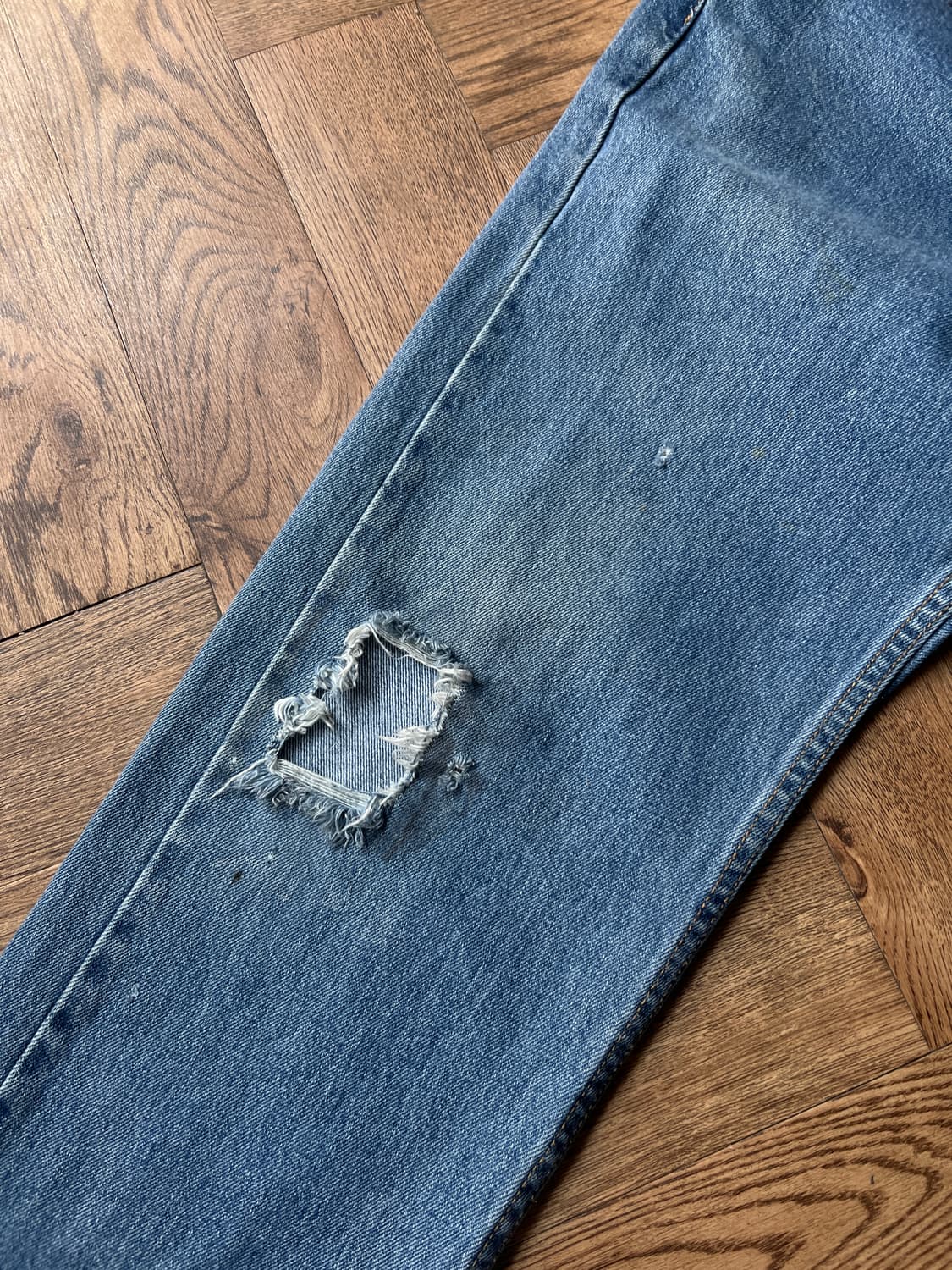 [36]리바이스 505 싱글 디스트로이드 데님 팬츠 상품이미지5