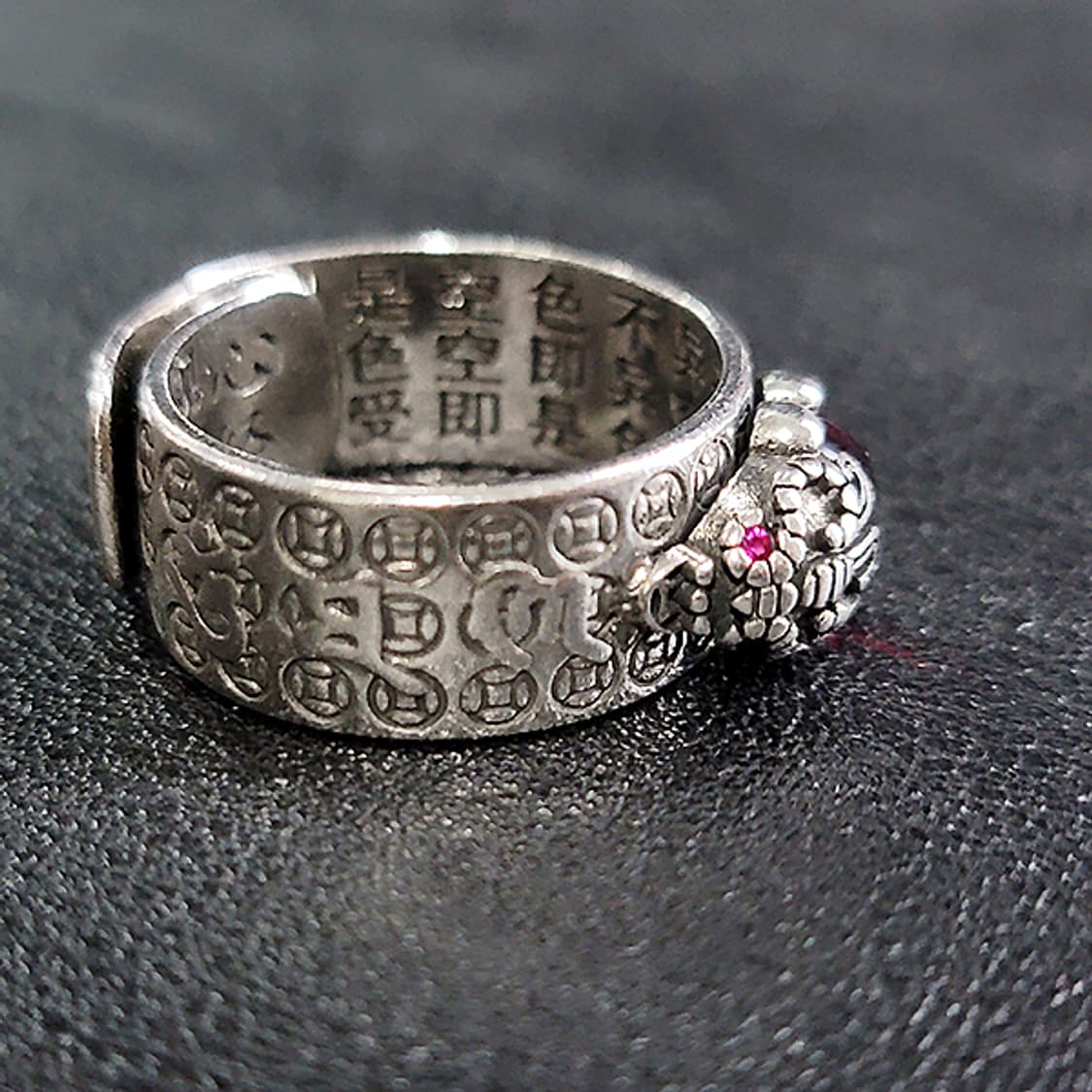 비휴 실버 남자 엔틱 빈티지 명품 행운 재물운 금전운 반지 상품이미지2