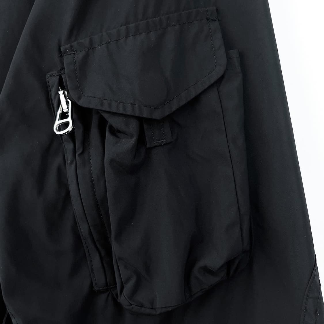 폴로 랄프로렌 블랙 나일론숏트렌치 자켓 상품이미지6