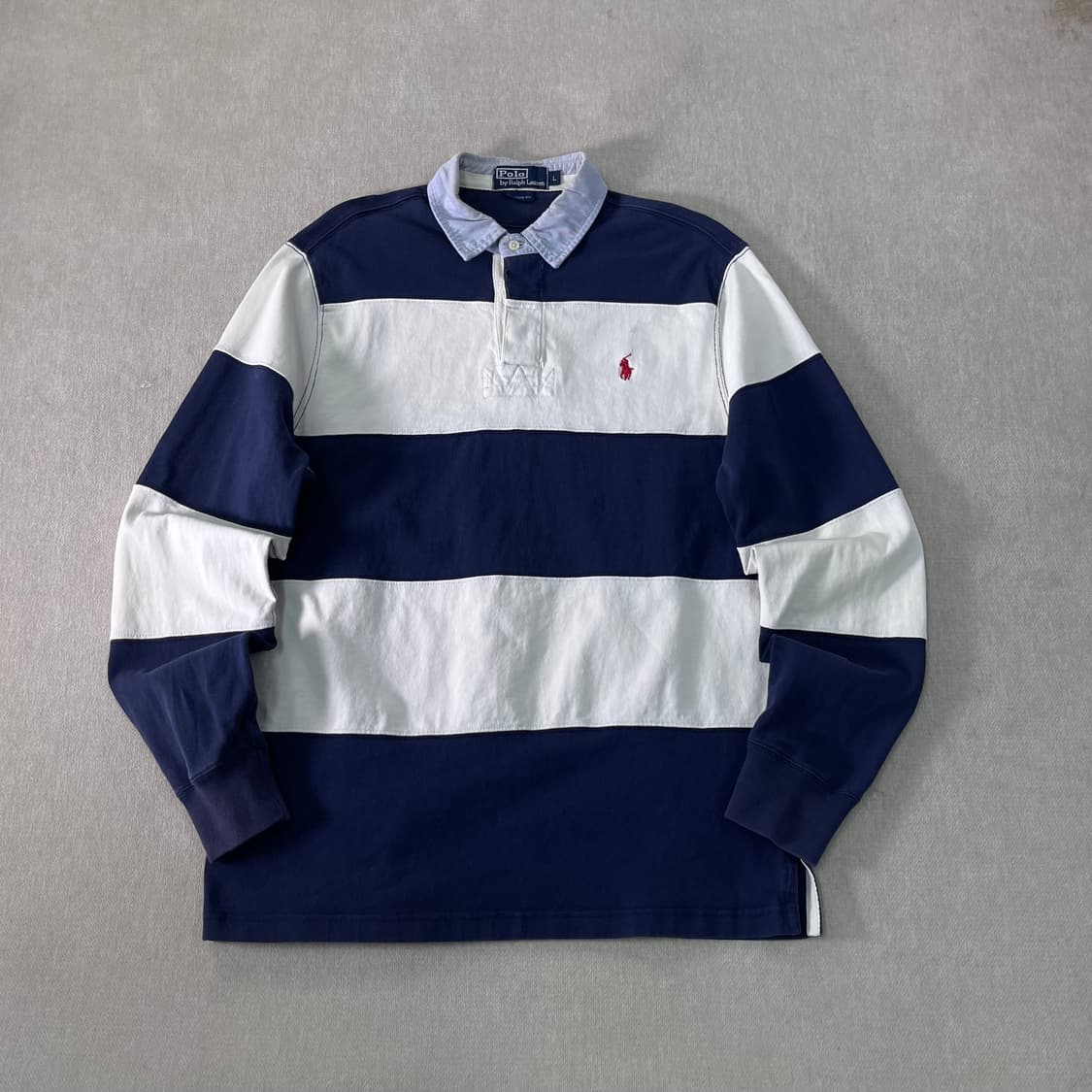 100 폴로랄프로렌 스트라이프 럭비티  상품이미지1
