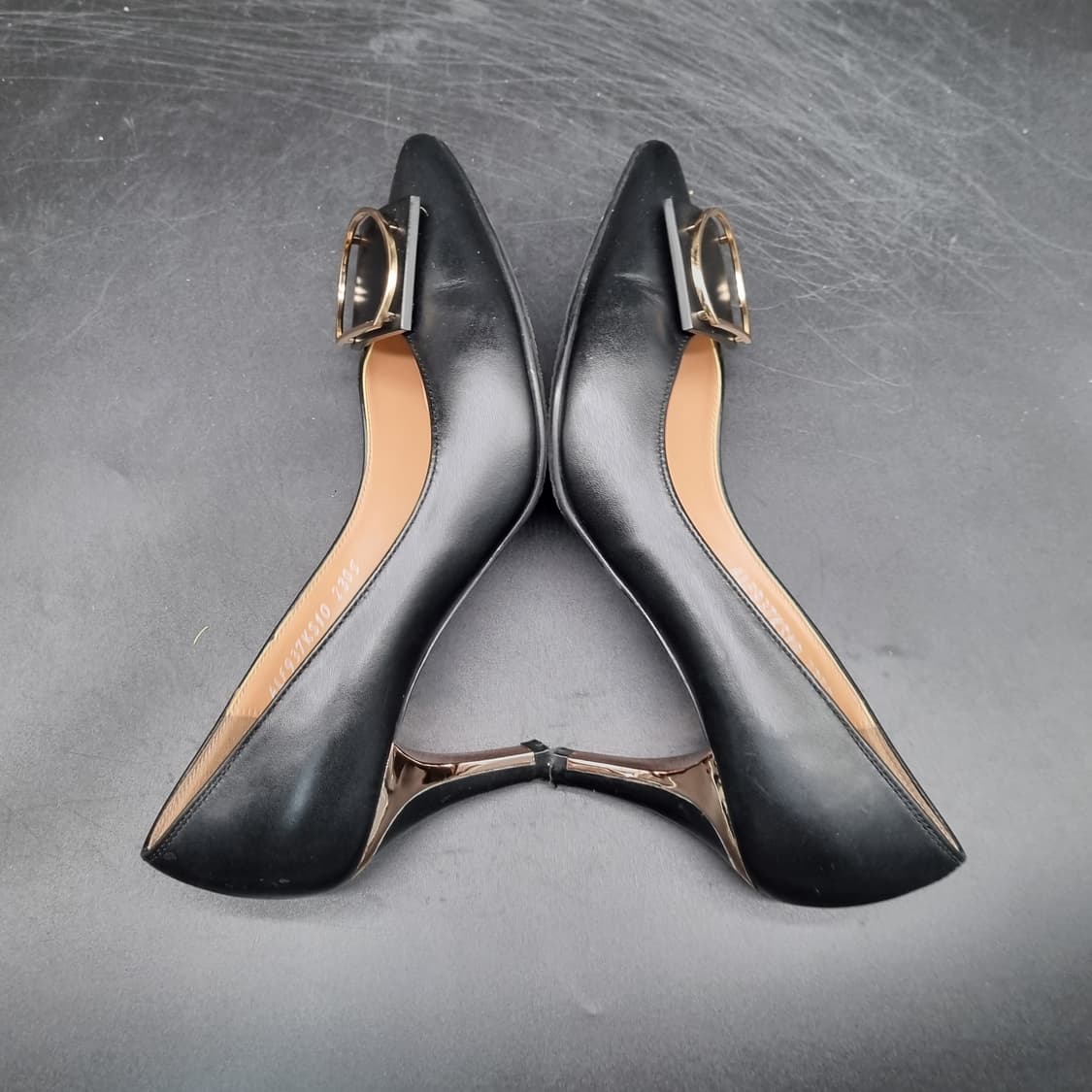 소다 블랙 여성펌프스힐 실사이즈225(굽7) 상품이미지5