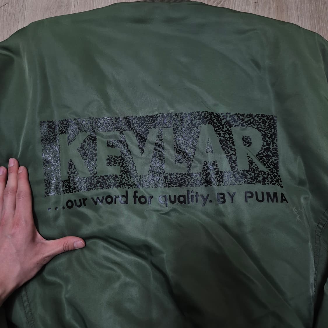 푸마 KEVLAR 올드스쿨 MA-1 항공점퍼 붐버자켓 L(100) 상품이미지6