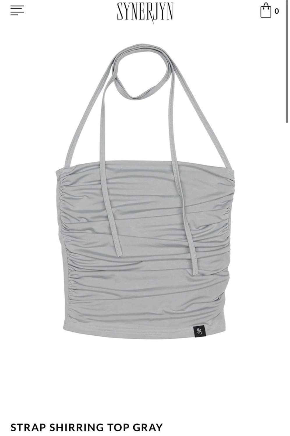 시너진 스트랩 셔링 탑 상품이미지1