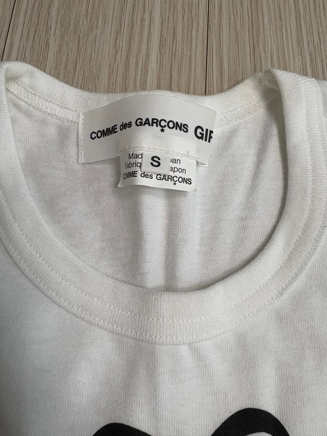 꼼데가르송 걸 티셔츠 상품이미지2