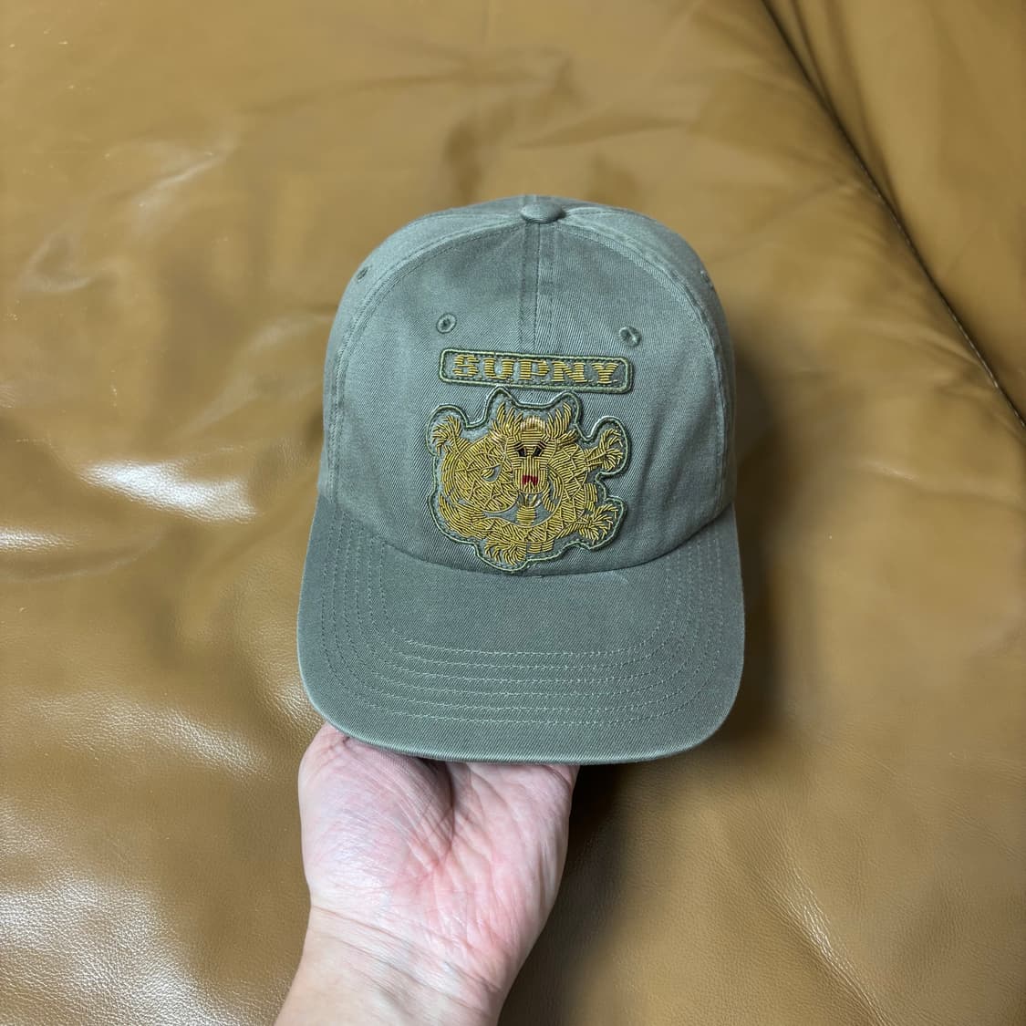 슈프림 6패널 볼캡 모자 드래곤 올리브 카키 상품이미지2