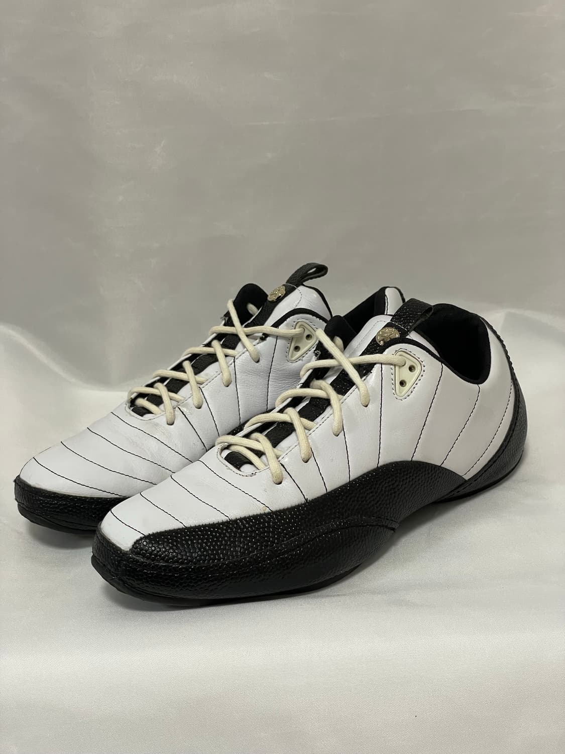 (250) 나이키 에어 조던 12 프리마 트레이너 블랙 화이트 신발 상품이미지3