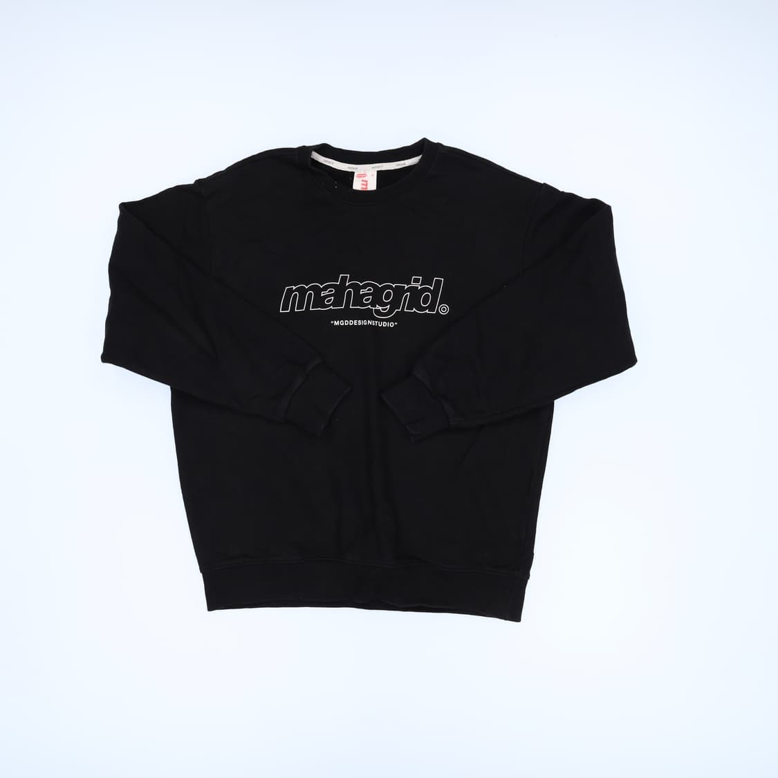 [M] 마하그리드 코튼 블랙 맨투맨 1215H1 상품이미지1