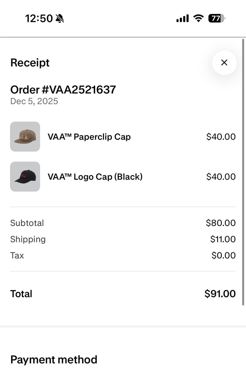 버질아블로 로고캡/VAA 로고캡 상품이미지3