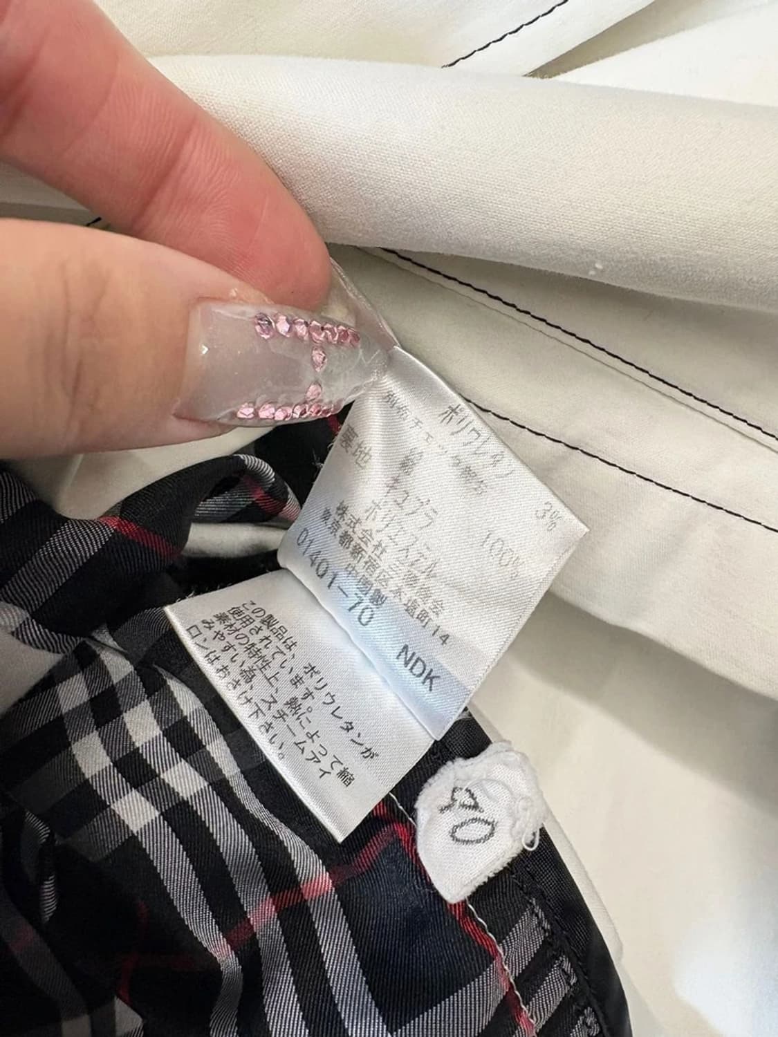 버버리 블랙라벨 00's 더블 브레스티드 자켓 PN6262 상품이미지10