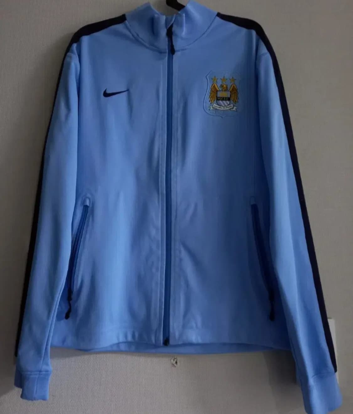 나이키 대장급 맨시티 유니폼 MCFC 트랙탑 저지 져지집업 90/S 상품이미지1