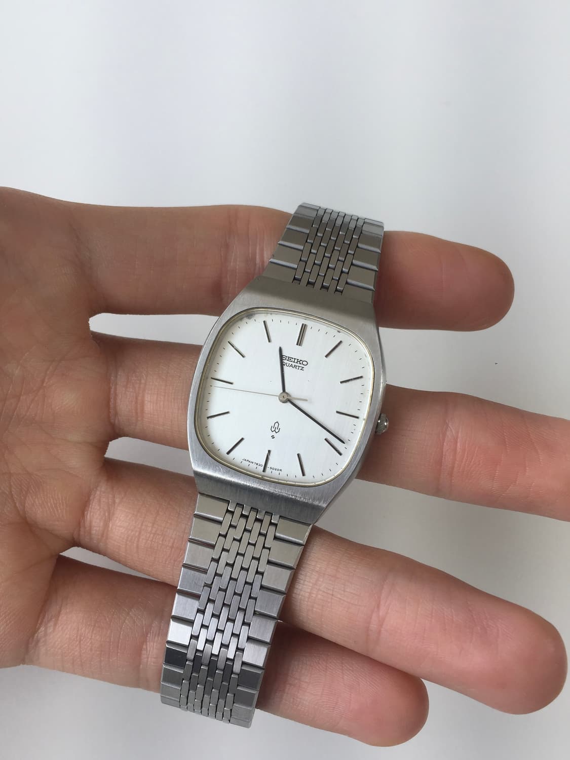 70s seiko chariot square silver dial 상품이미지3