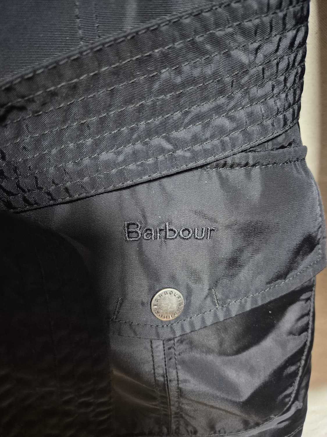 바버 여성 벨티드 퍼 자켓 상품이미지3