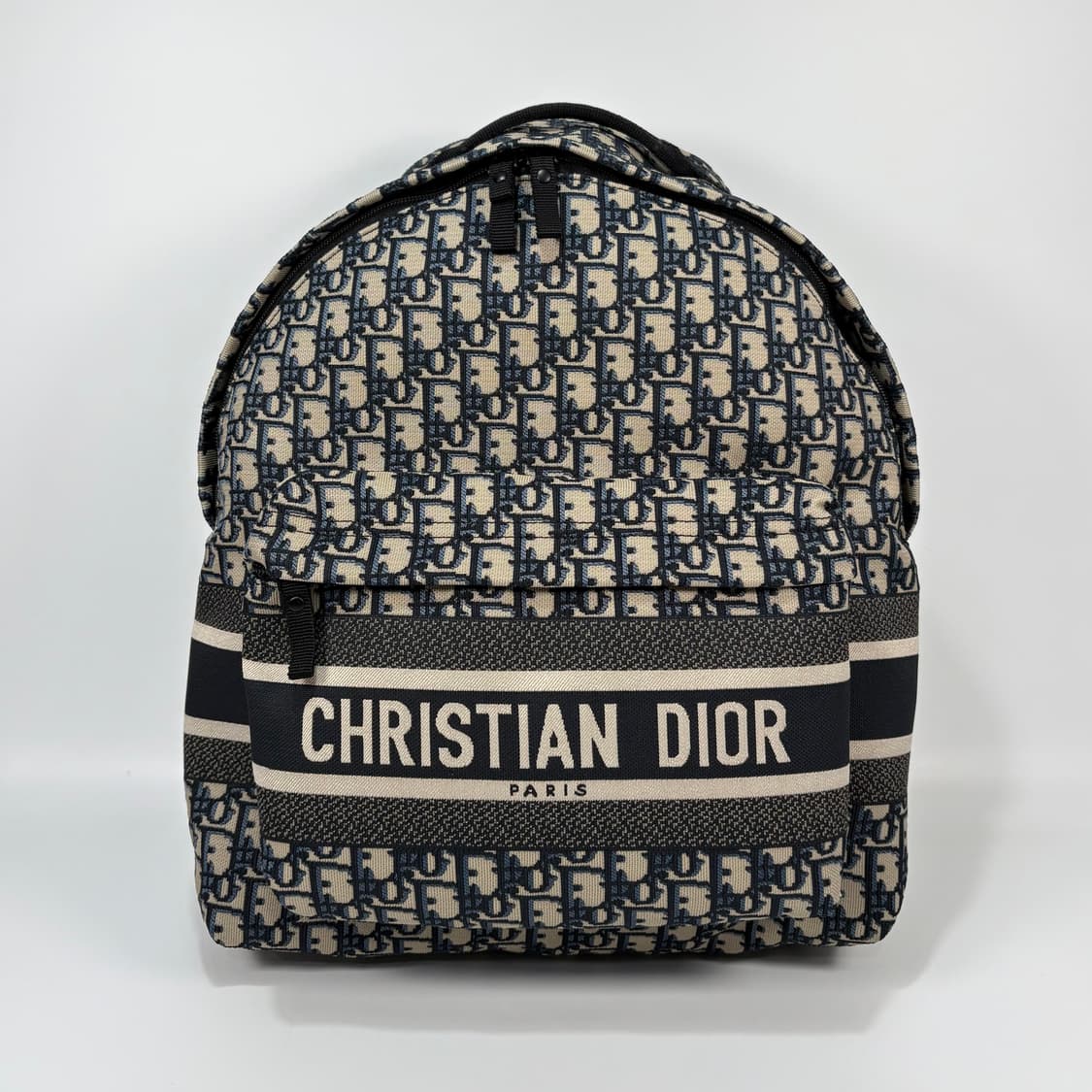 디올 블루 오블리크 트래블 테크니컬 캔버스 백팩 상품이미지2