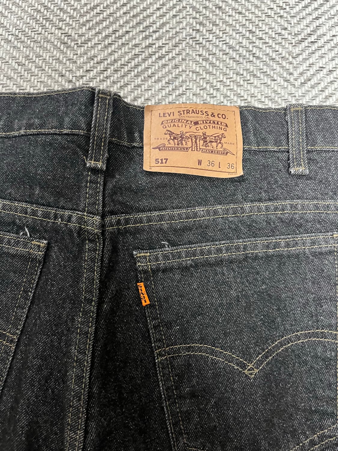 90s 리바이스 517 0259 블랙 36x36 상품이미지5