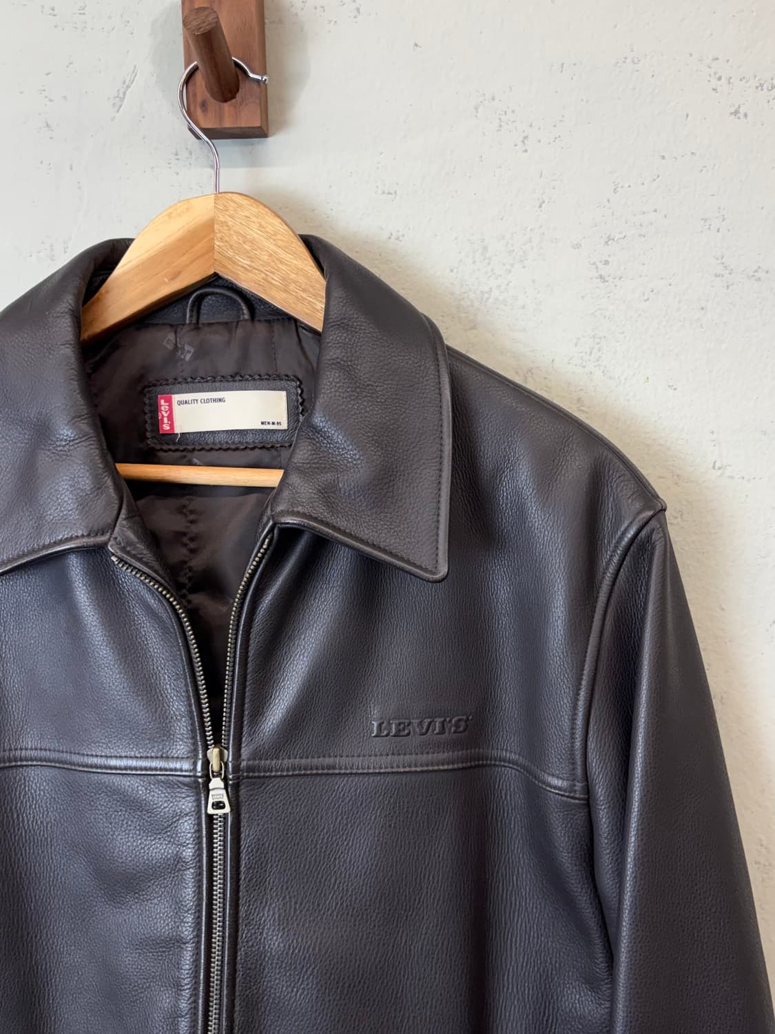 리바이스 소가죽 빈티지 레더 자켓 브라운 상품이미지2