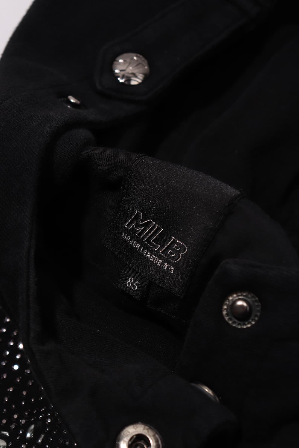 MLB 뉴욕양키즈 스팽글 블랙 후드티 women 85 상품이미지4