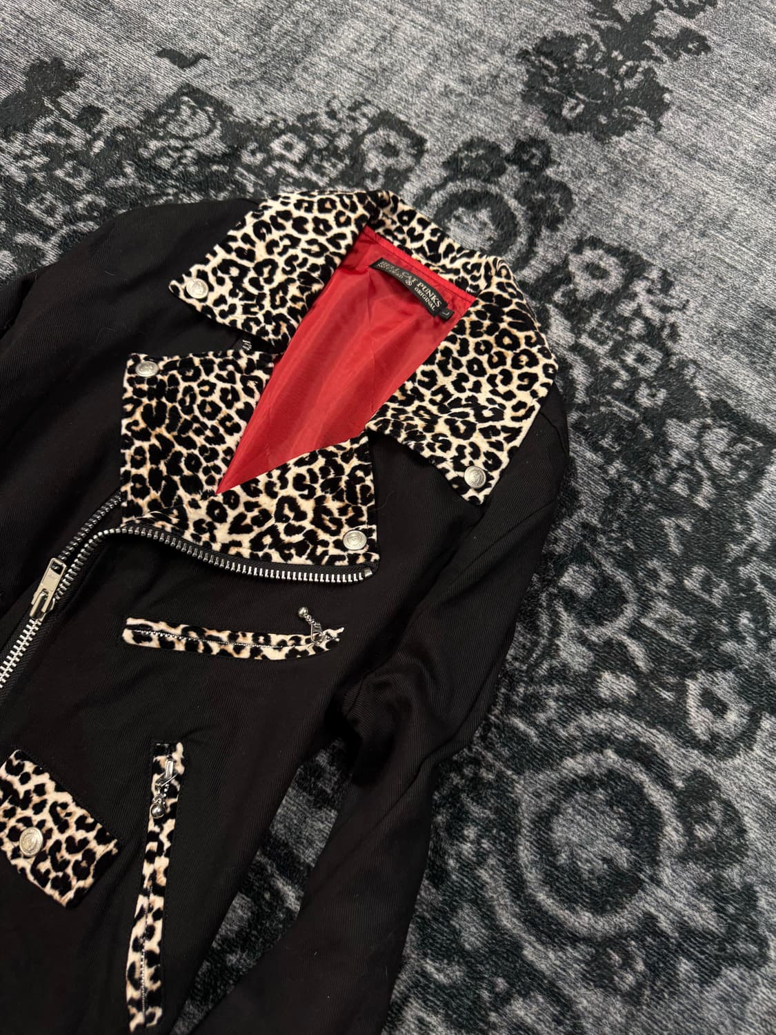 Hellcatpunks leaopard rider jacket 상품이미지3