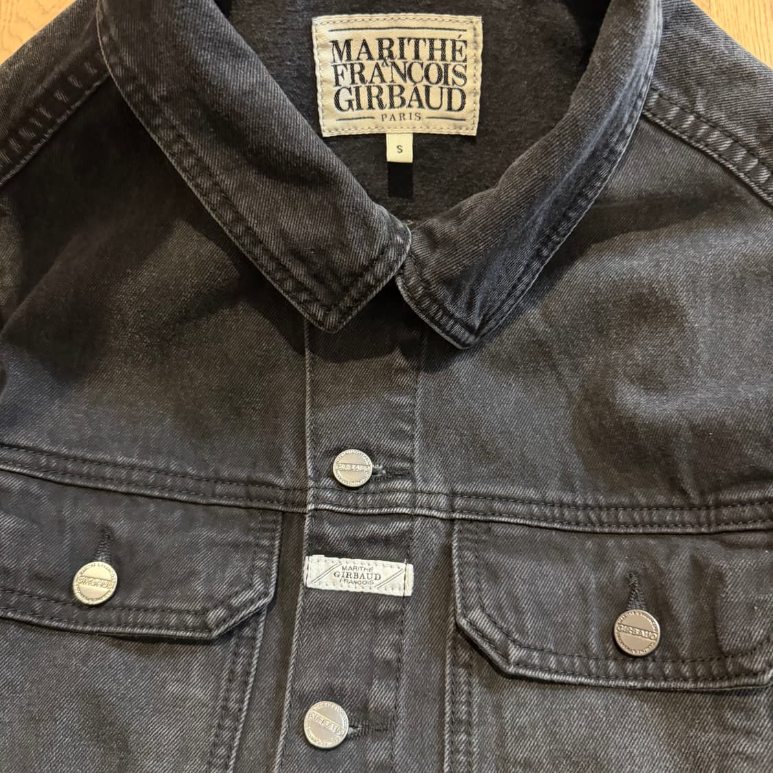 마리떼 프랑소와 저버 블랙 데님 트러커 자켓 상품이미지2