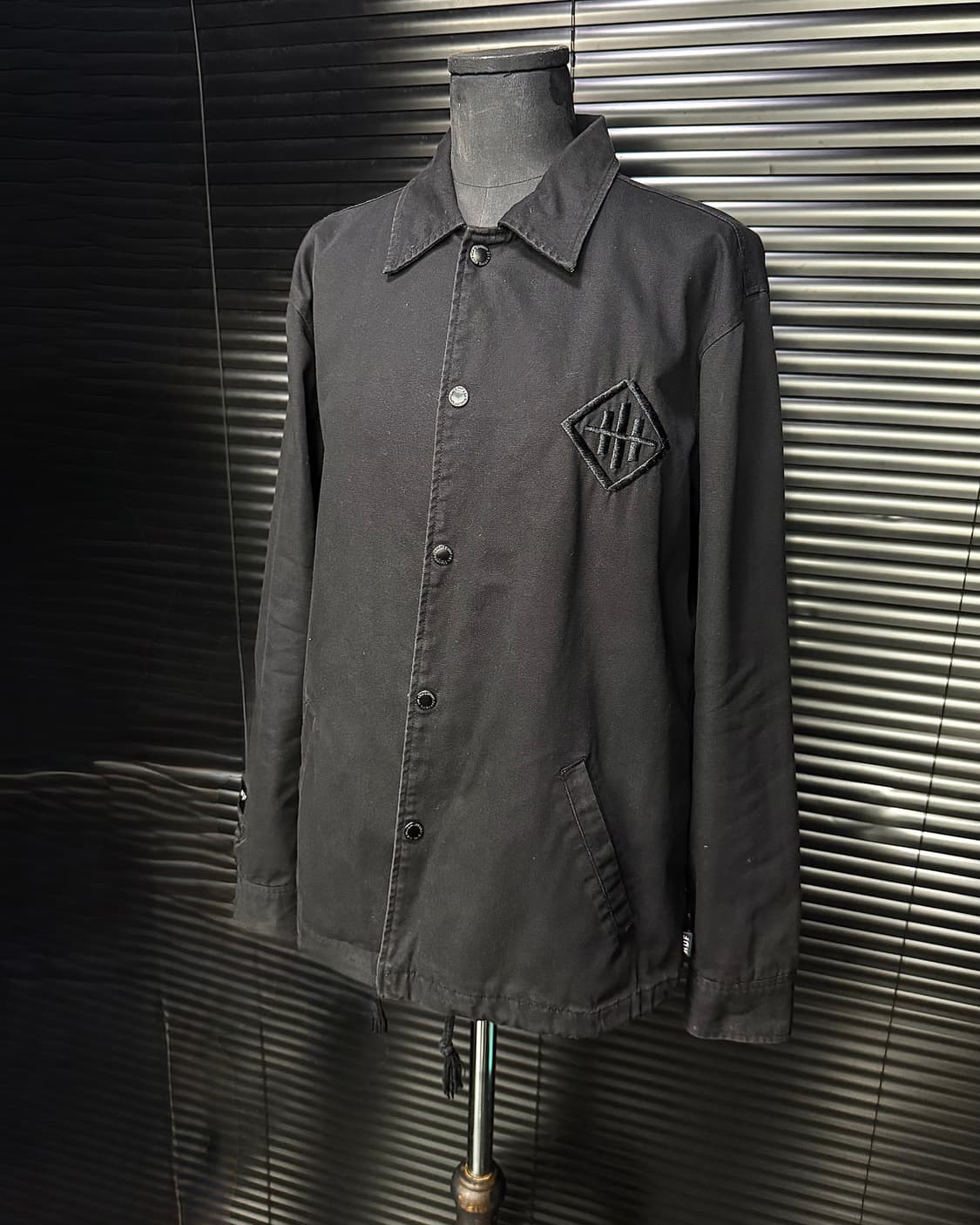 HUF 허프 헤이즈 콜라보 코치 자켓 블랙 카라 워크 자켓 스트릿 S 상품이미지1