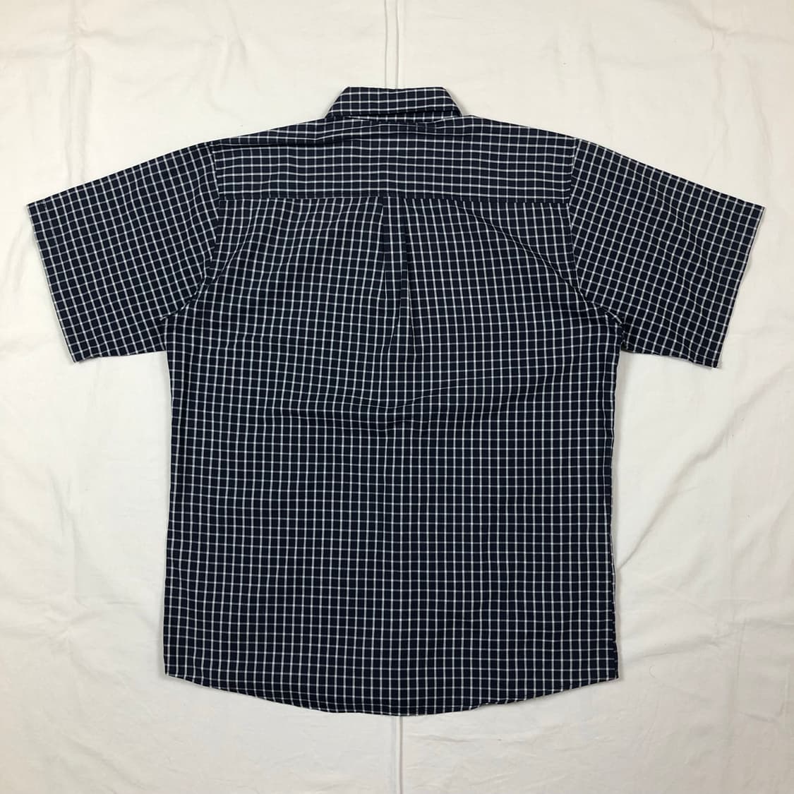 90s 스투시 stussy 로고 포켓 체크 반팔셔츠 상품이미지6