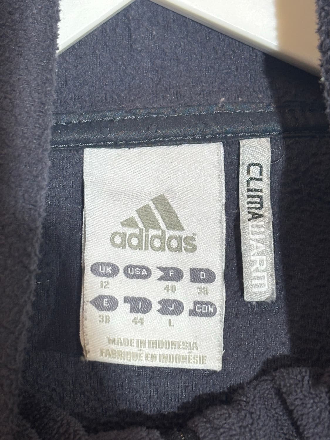 아디다스 여성 후리스 후드집업 L 상품이미지5