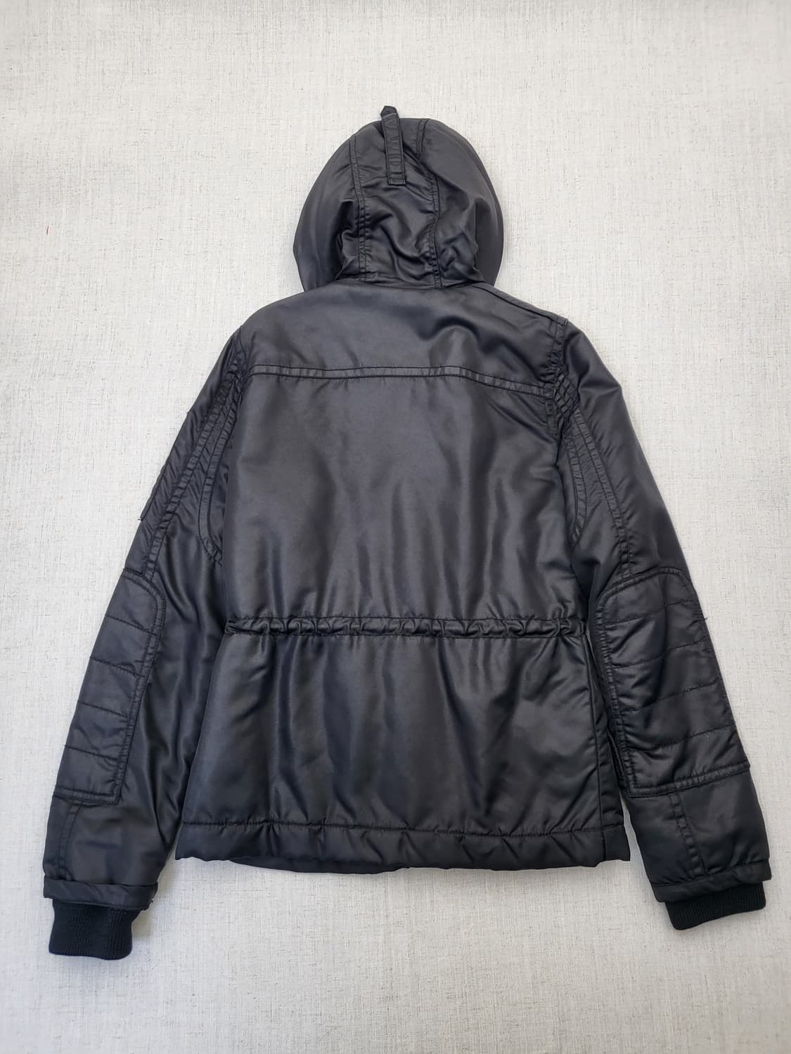 moussy 후드 퍼 안감 패딩 점퍼 블랙 s 상품이미지6