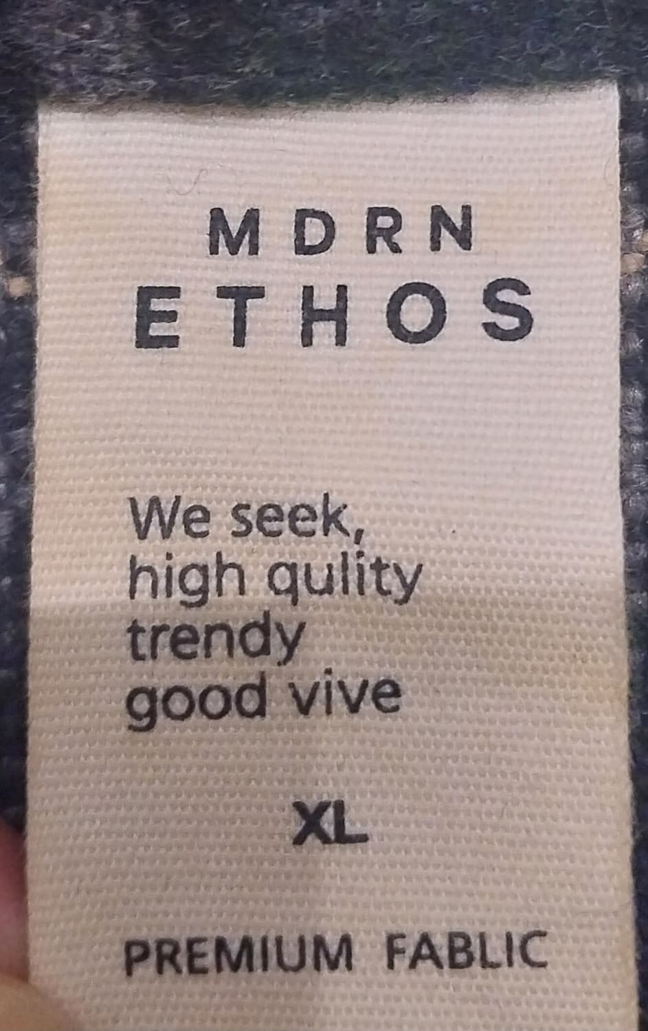 ETHOS 에토스 일본 타탄체크 셔츠 자켓 XL 상품이미지3