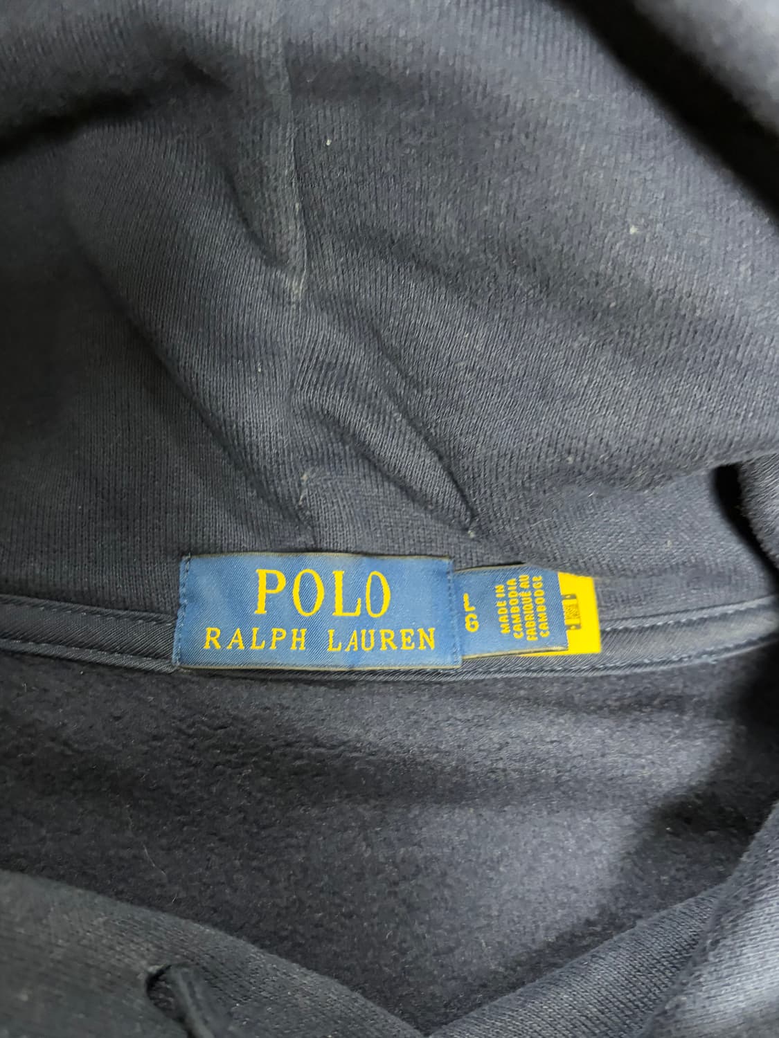 폴로 랄프로렌 빅로고 네이비 후드티 L 상품이미지6