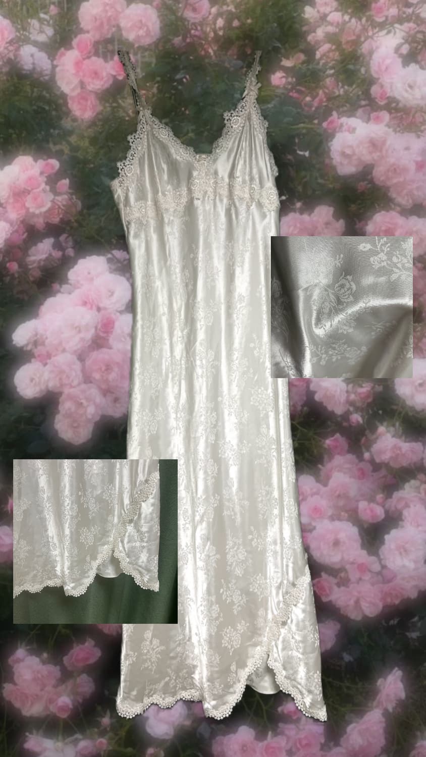 루카 빈티지 레이스 롱슬립 원피스 상품이미지1