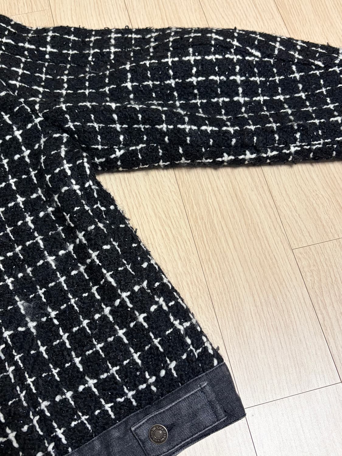 더일마 트위드 블루종 점퍼 상품이미지4