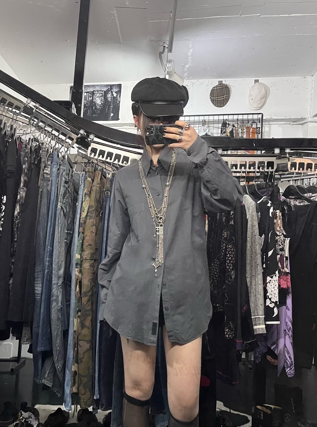 베르사체 그레이 셔츠 상품이미지2