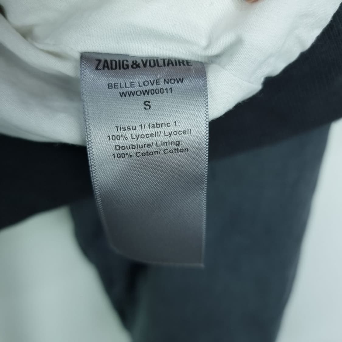 [쟈딕앤볼테르] 멀티 패널 배색 빈티지 블루종 집업 자켓 P01242 상품이미지8