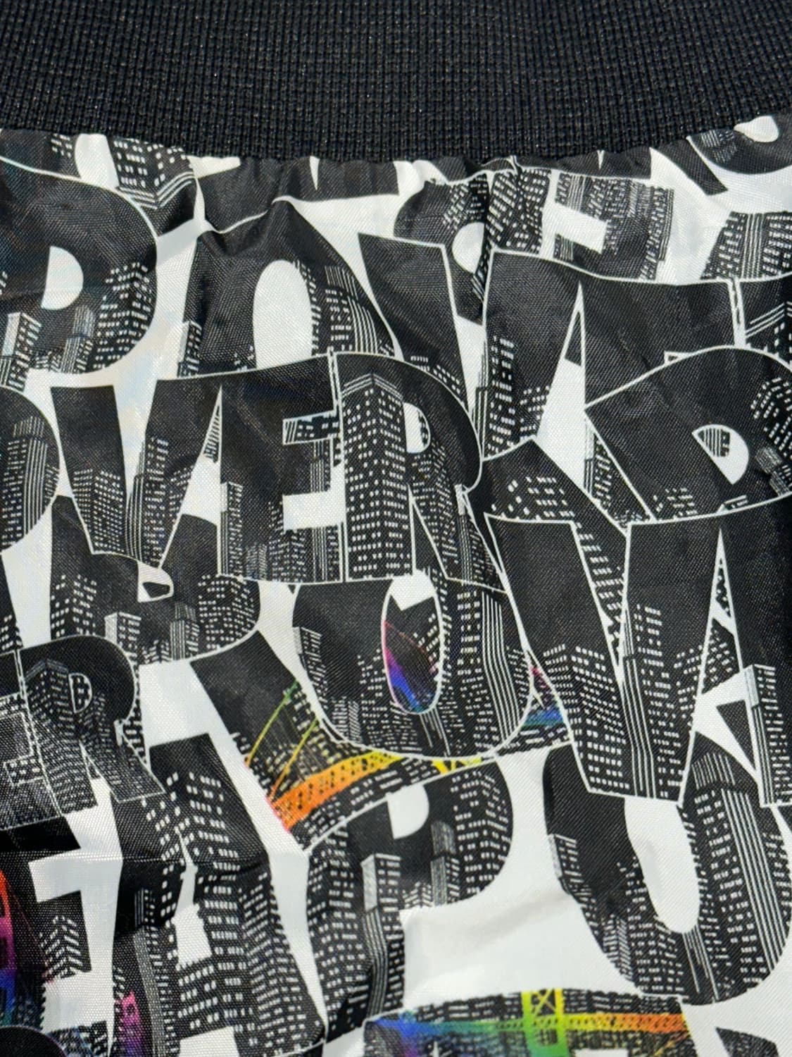 일본 빈티지 AAA 2016 블랙 화이트 아레나 투어 바시티 스카잔 자켓 상품이미지7