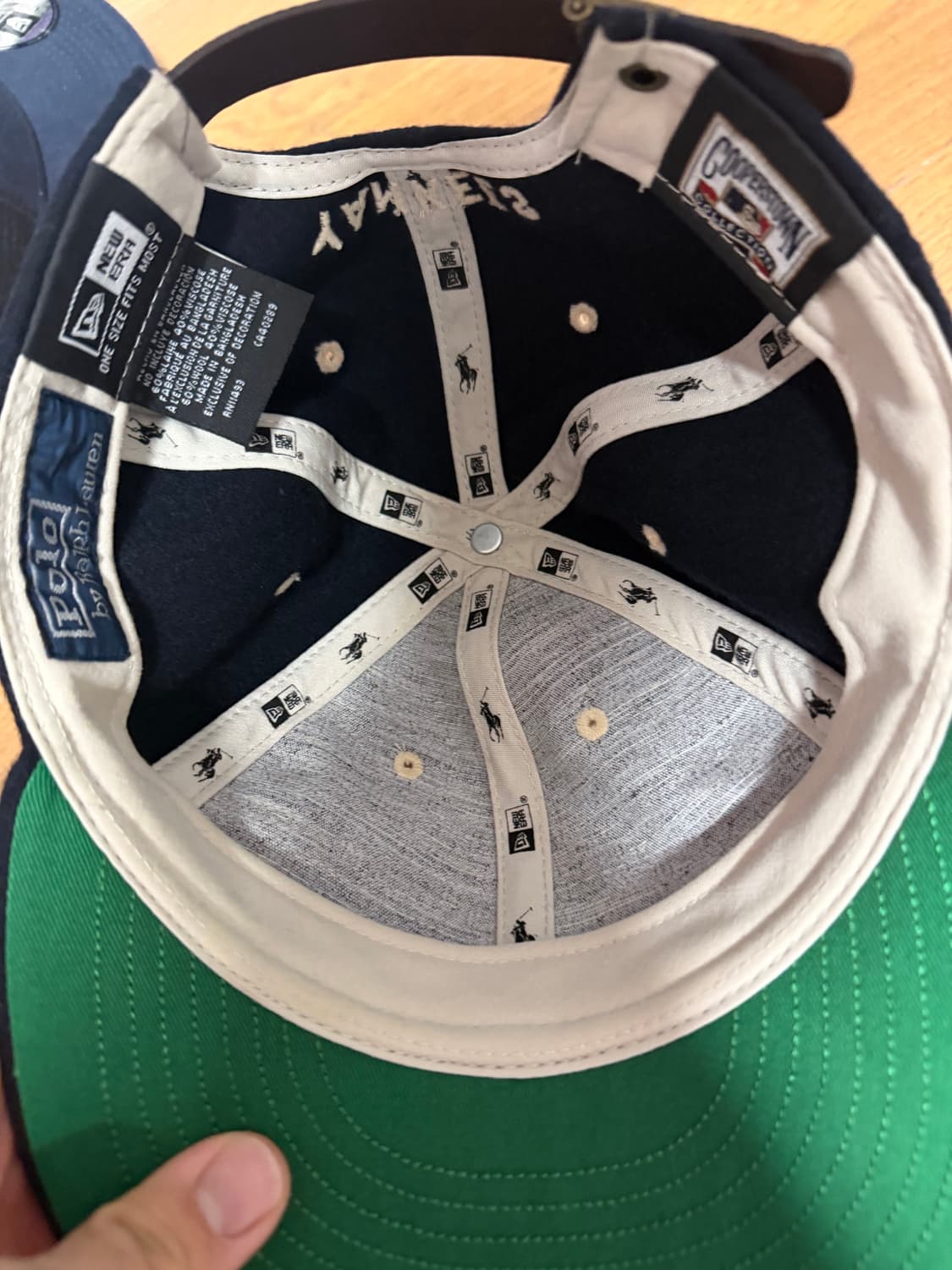 뉴에라 MLB x 폴로 랄프로렌 스트랩백 네이비 상품이미지5