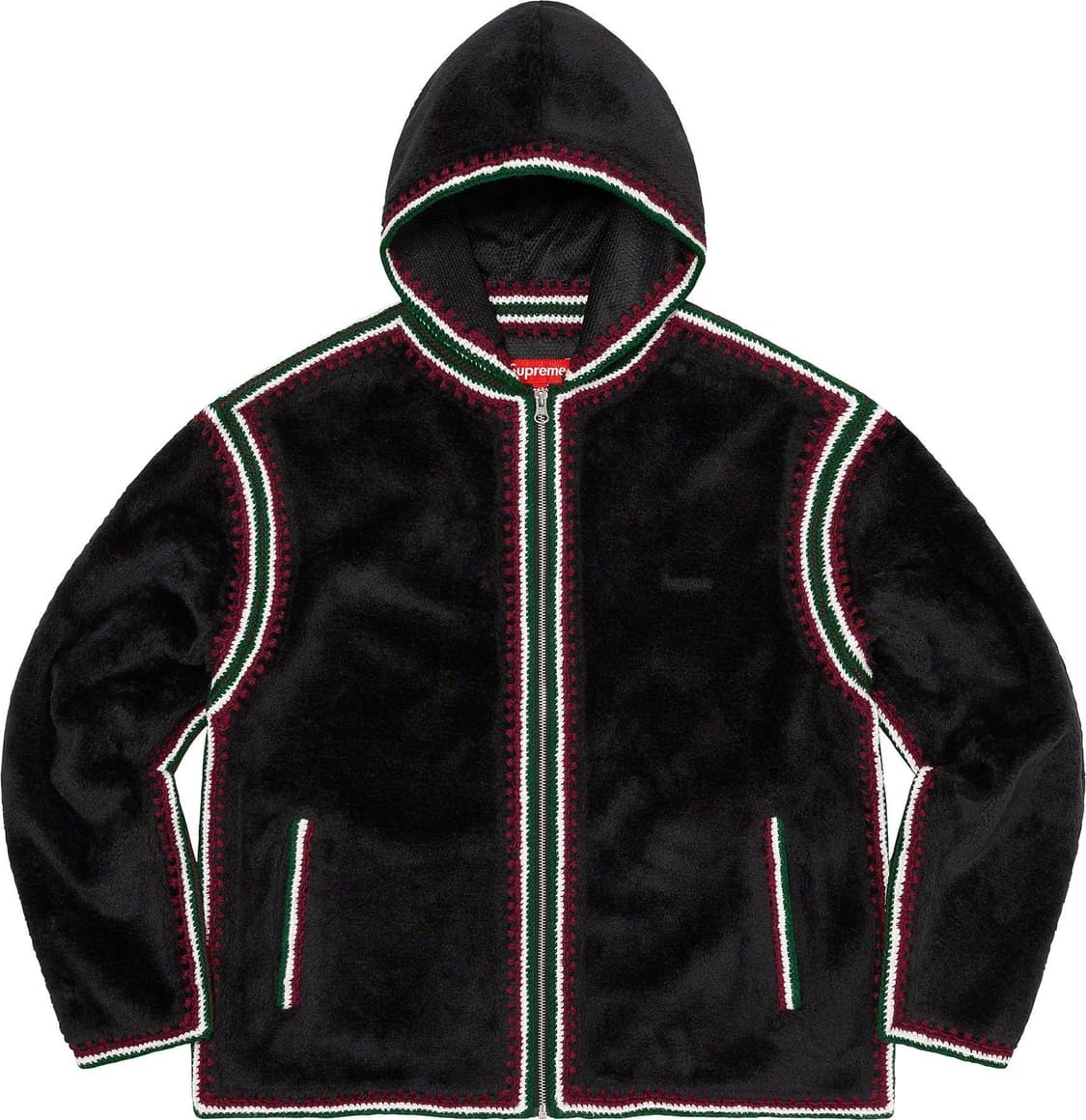 (XL) 23ss 슈프림 크로셰 엣지 후드 집업 상품이미지4