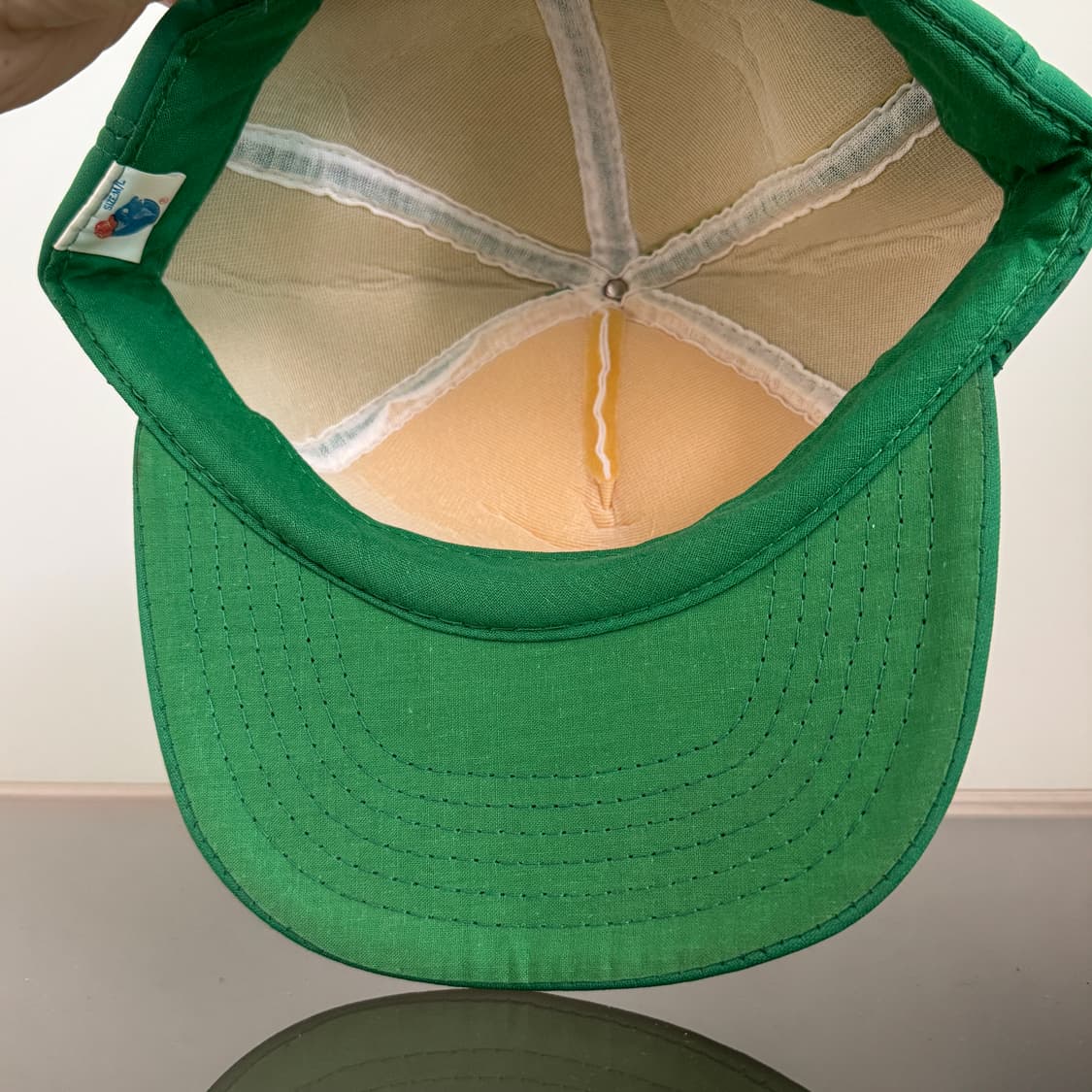 USA 빈티지 모자 볼캡 vintage cap 트러커 메쉬 그린 상품이미지8