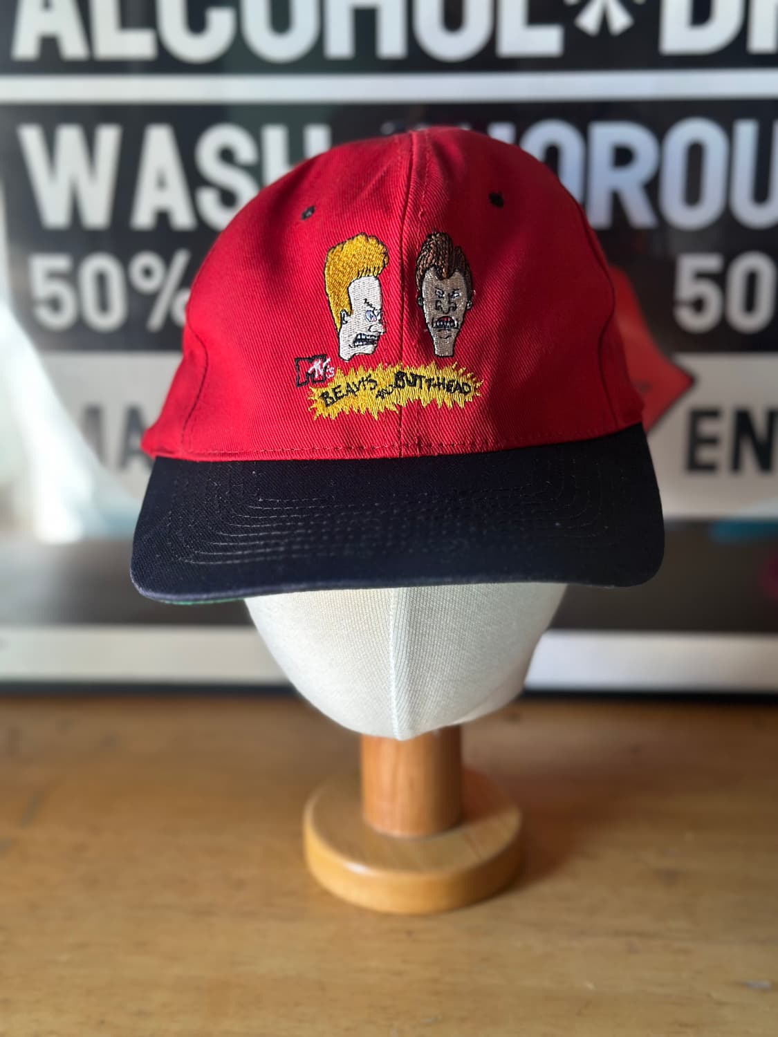 90s Beavis and Butthead 빈티지 비비스앤벗헤드 모자 상품이미지1