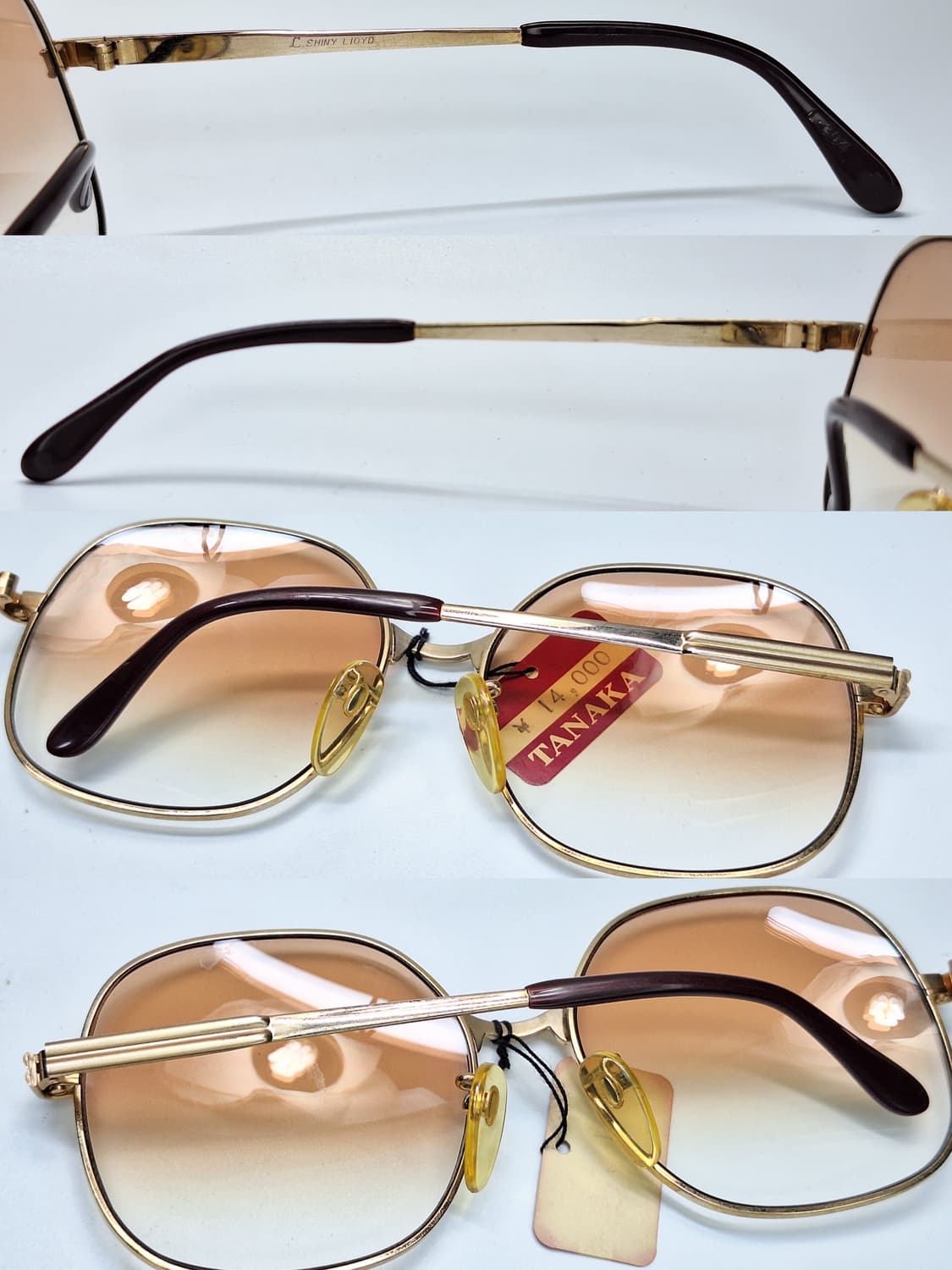 80s 일본제 빈티지 데드스톡 미사용/선글라스 L.SHINY LIOYD  상품이미지8